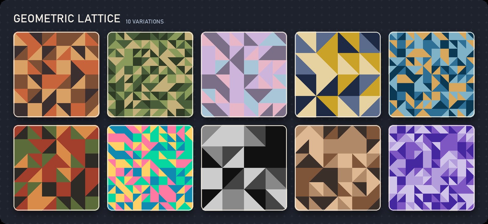 Geometric Lattice — 10 variations